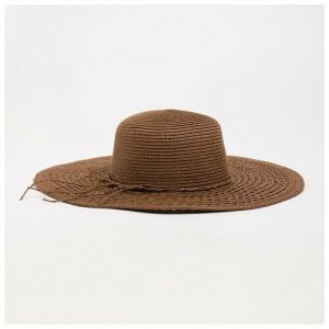 Шляпа , коричневый Minaku. Цвет: коричневый