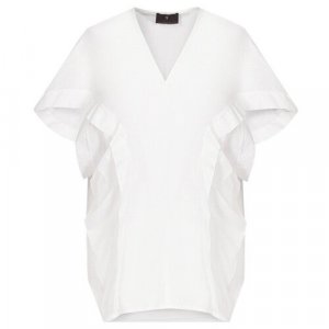 Блуза от Stelios Koudounaris. Цвет: белый