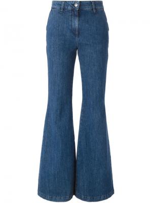 Расклешенные джинсы Au Jour Le. Цвет: синий