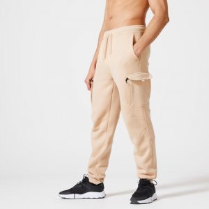Мужские брюки для бега фитнеса 520 бежевые DOMYOS, цвет beige Domyos