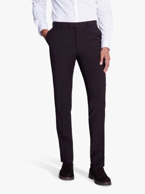 Костюмные брюки узкого кроя из смесовой шерсти коллаборации с DKNY , бордовый Moss