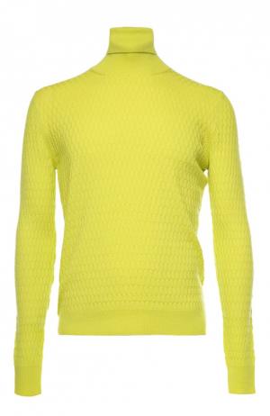 Пуловер вязаный Fabrizio Del Carlo. Цвет: желтый