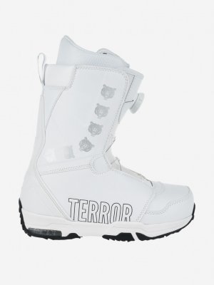 Сноубордические ботинки женские Block TGF, Белый Terror. Цвет: белый