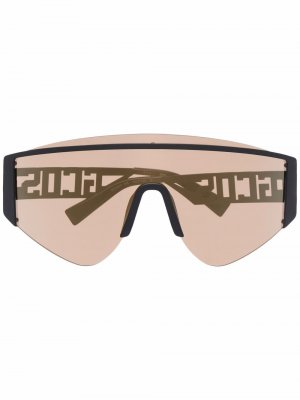 Массивные солнцезащитные очки Gcds. Цвет: черный