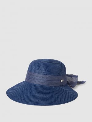 Соломенная шляпа с лейблом модели Лафайет , темно-синий Chillouts