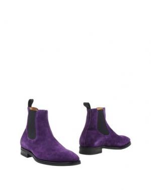 Полусапоги и высокие ботинки DANPOL TORINO. Цвет: фиолетовый