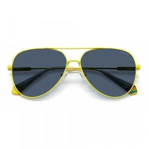 Солнцезащитные очки Polaroid PLD 6187/S 40G C3 C3, желтый. Цвет: желтый