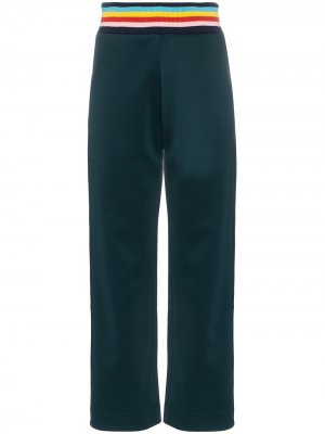 Спортивные брюки с разноцветным поясом Mira Mikati. Цвет: зеленый