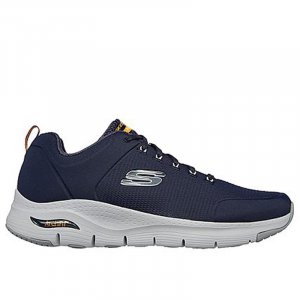 Мужские кроссовки для ходьбы 232200_NVY Темно-синие шнурки Skechers