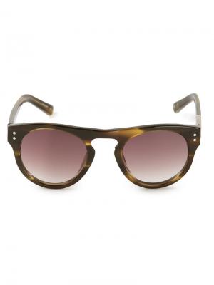 Солнцезащитные очки 3.1 Phillip Lim. Цвет: коричневый