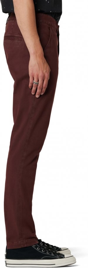Классические узкие прямые брюки-чиносы красно-коричневого цвета , цвет Russet Hudson Jeans