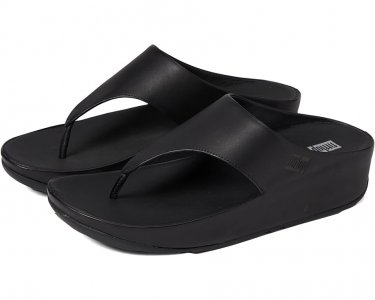 Сандалии Shuv Leather Toe Post Sandals, цвет All Black FitFlop