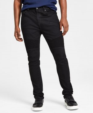 Мужские черные джинсы скинни-байкеры I.N.C. International Concepts