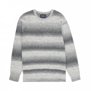 Вязаный свитер с эффектом омбре, цвет Серый Thisisneverthat