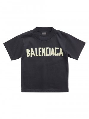 Детская футболка с лентами , черный Balenciaga
