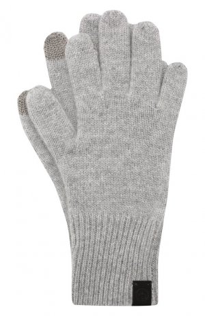 Кашемировые перчатки Rag&Bone. Цвет: серый