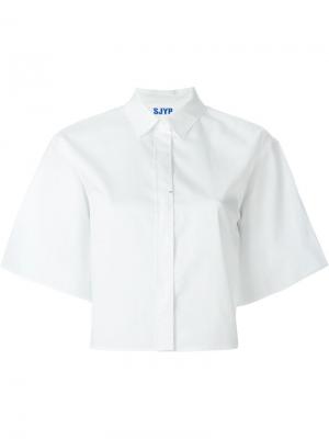 Рубашка с короткими рукавами Steve J & Yoni P. Цвет: белый