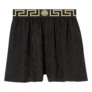 Пижамные брюки Черный/Серый Versace