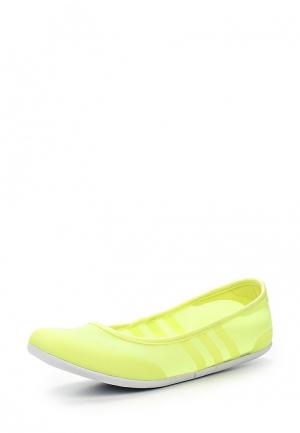 Балетки adidas Neo SUNLINA W. Цвет: желтый