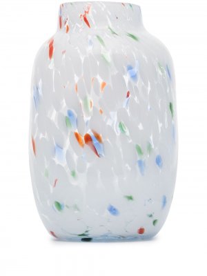 Стеклянная ваза Splash HAY. Цвет: белый