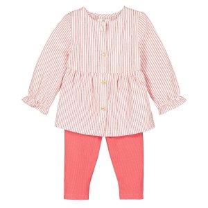 Комплект из 2 предметов блузка LA REDOUTE COLLECTIONS. Цвет: розовый