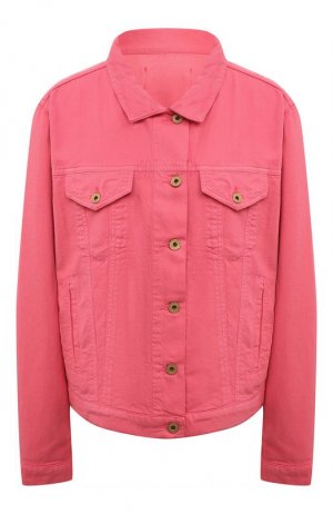 Джинсовая куртка Pence. Цвет: розовый