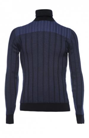 Пуловер вязаный Fabrizio Del Carlo. Цвет: темно-синий