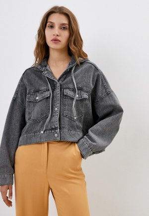 Куртка джинсовая Whitney. Цвет: серый