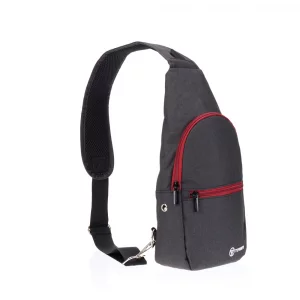 Рюкзак T062 чёрный/бордовый Torber. Цвет: черный; бордовый