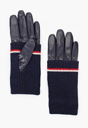 Перчатки Tommy Hilfiger. Цвет: синий