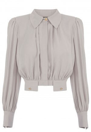 Блуза ELISABETTA FRANCHI. Цвет: серый