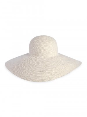 Флоппи-солнцезащитная шляпа , белый Eric Javits