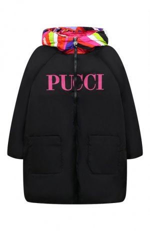 Утепленная куртка Emilio Pucci. Цвет: чёрный