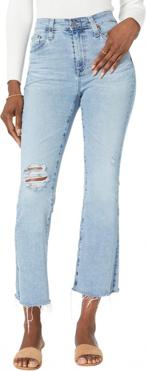 Джинсы Farrah Boot Crop High-Rise Fit in 16 Years Soft Shore , цвет AG Jeans