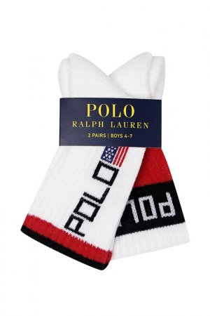 Носки Polo Ralph Lauren. Цвет: белый