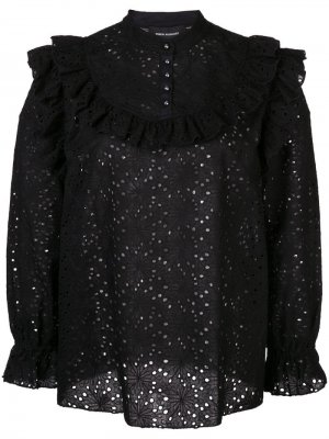 Блузка Scarlett с вышивкой Robert Rodriguez Studio. Цвет: черный