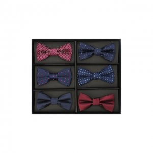 Набор галстуков-бабочек Alessandro Borelli Milano. Цвет: разноцветный