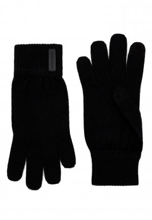 Перчатки EMPORIO ARMANI. Цвет: черный