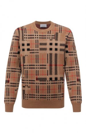 Кашемировый свитер Burberry. Цвет: бежевый