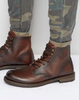 Кожаные ботинки на шнуровке Shoe Bear the. Цвет: коричневый