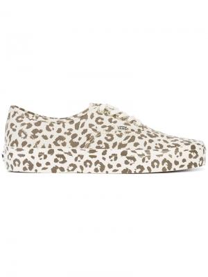 Leopard print sneakers Vans. Цвет: телесный