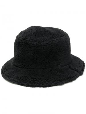 Классическая шляпа Federica Moretti. Цвет: черный