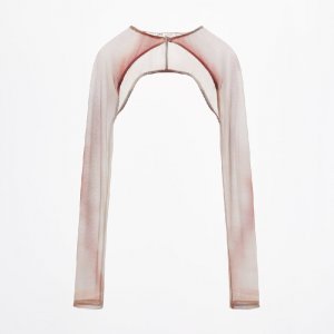 Болеро Zara Tie-dye Tulle, розовый