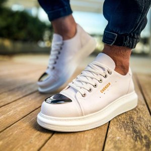 CHEKICH оригинальные брендовые повседневные мужские кроссовки белого цвета с зеркалом CBT, высококачественная мужская обувь на шнуровке CH175