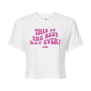 Укороченная футболка  Movie Best Day для юниоров , белый Barbie