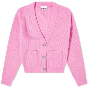 Кардиган Soft Wool, розовый GANNI