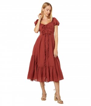 Платье MOON RIVER, Maxi Dress with Close Button Details River
