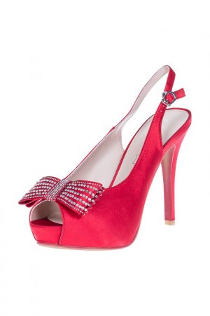 High heels sandals EL Dantes. Цвет: red