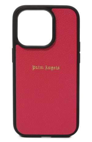 Чехол для iPhone 14 Pro Palm Angels. Цвет: розовый