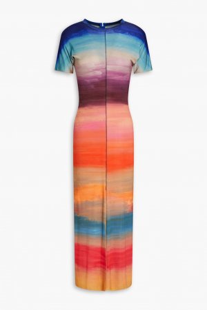 Платье миди из джерси с принтом , многоцветный Marni